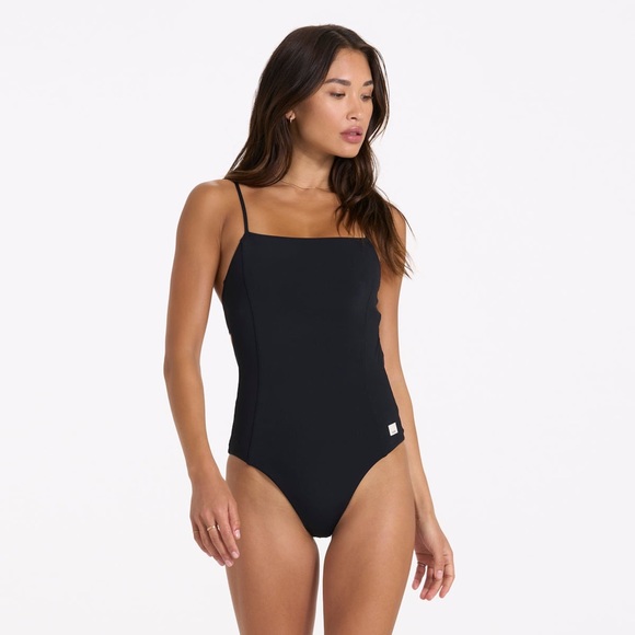 Vuori Swim Nwt Vuori Dune One Piece Swimsuit Size Small In Black